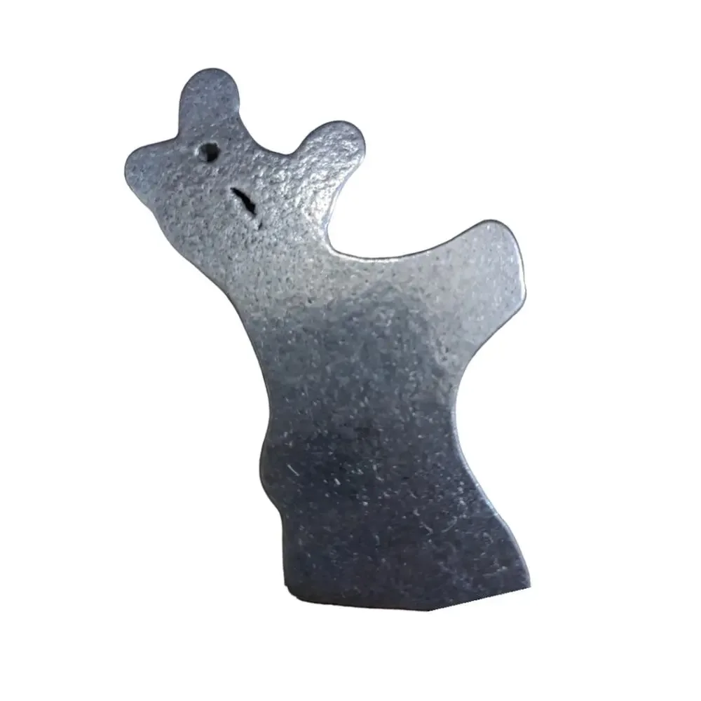 Pewter Reindeer‎ with bells ornament